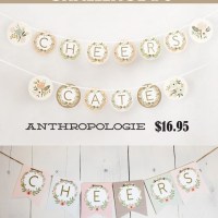 Anthropologie Knock Off - Free Alphabet Banner Printable