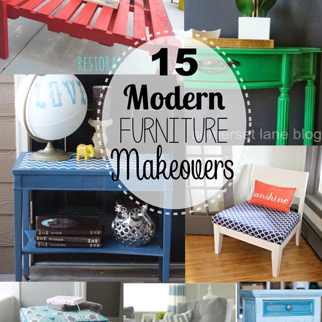 Best Furniture Makeovers from Favorite Bloggers
