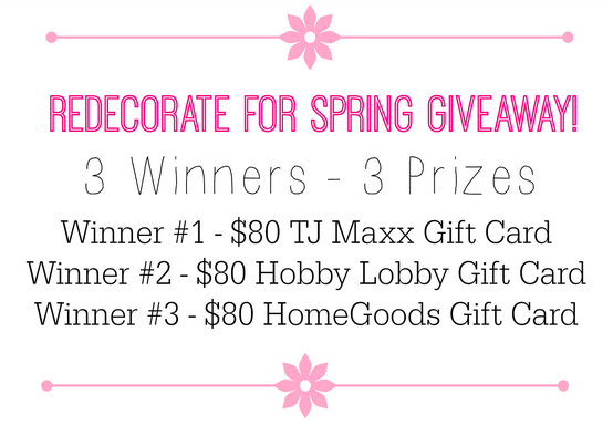 Redecorate for Spring