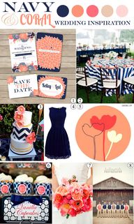 Navy and Coral Salmo