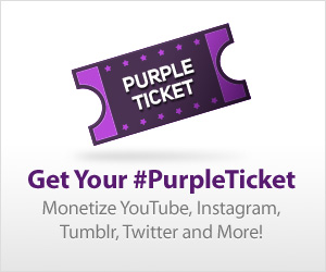 Get Your #PurpleTicket - Sign up for PayPerPost