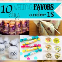 DIY Easy Wedding Favors under 1$