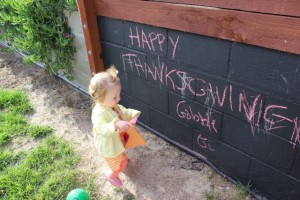 DIY Outdoor Chalkboard