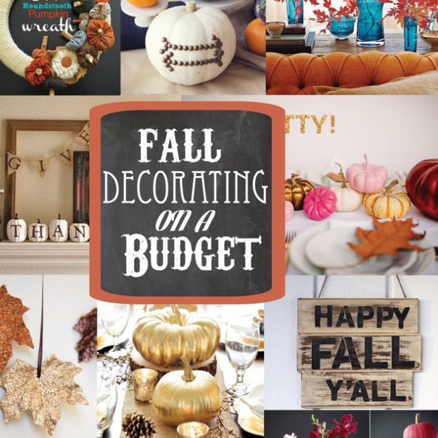 FALL DECORATING ON A BUDGET