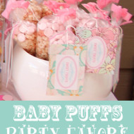 DIY Baby Birthday Party Favors