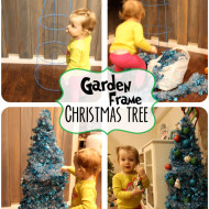 Garden Frame Garland Christmas Tree