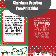 National Lampoon’s Christmas Vacation Free Printables