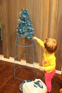 Garden Frame Garland Christmas Tree