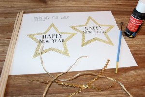 New Years Eve Wand favor for Kids