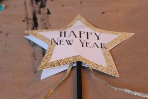 New Years Eve Wand favor for Kids