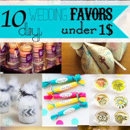 DIY Easy Wedding Favors under 1$