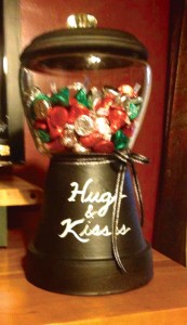 Hugs And Kisses Candy Jar