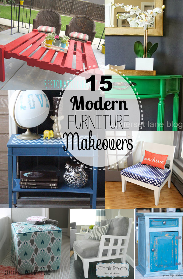 Best Furniture Makeovers from Favorite Bloggers