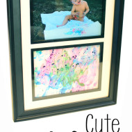 Cute Way To Frame Your Child?s Artwork