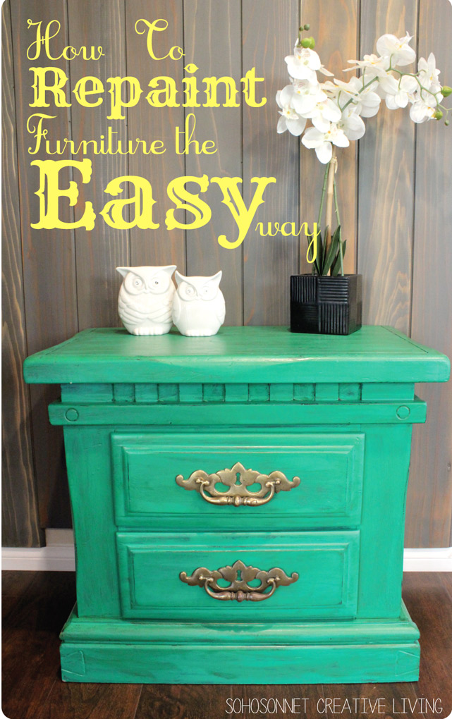 aRepaint and Makeover Your Furniture the Easy Way SohoSonnet Creative LIving