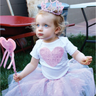 Easy Toddler Valentine Tutu Outfit ? My Little Queen of Hearts