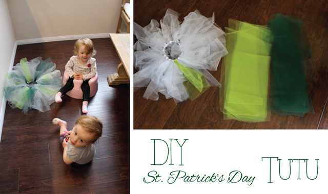 St. Patricks day toddler outfit Tutu Dress hat Wand - SohoSonnet