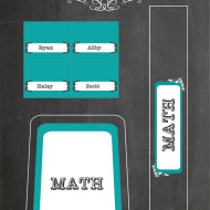 Free Printable Chalkboard Labels {Binders and Storage Organization}