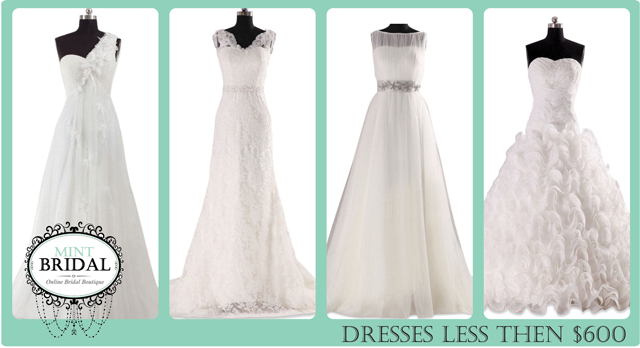 Affordable wedding dress from Mintbridal.com