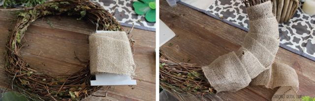 Rustic Succulent Grapevine Wreath