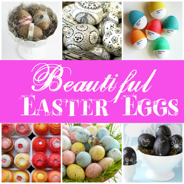 Ways to decorate easter eggs 