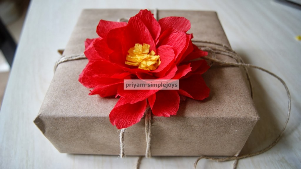 Crepe Tissue Paper Flower