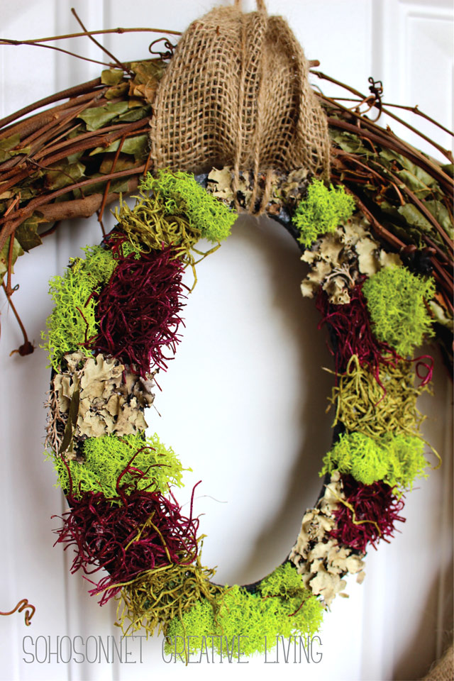 Rustic Succulent Grapevine Wreath