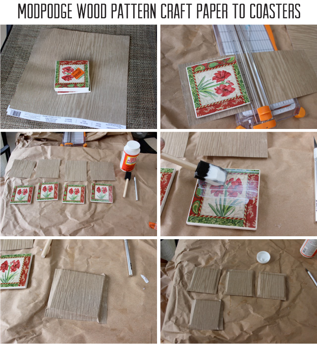 DIY Wood Geometric Coasters Anthropologie Knock Off - SohoSonnet Creative Living