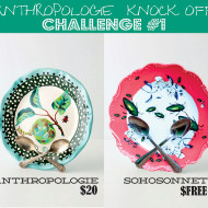 Anthropologie Challenge Week {Day #1} – Spoon Plate Stand