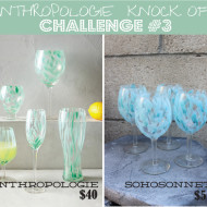 Anthropologie Challenge {Day #3} – Blue Swirl Glasses