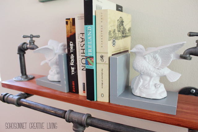 Bird Book Ends  Anthropologie Knock Off - SohoSonnet Creative Living