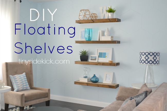 Floating wall shelves diy