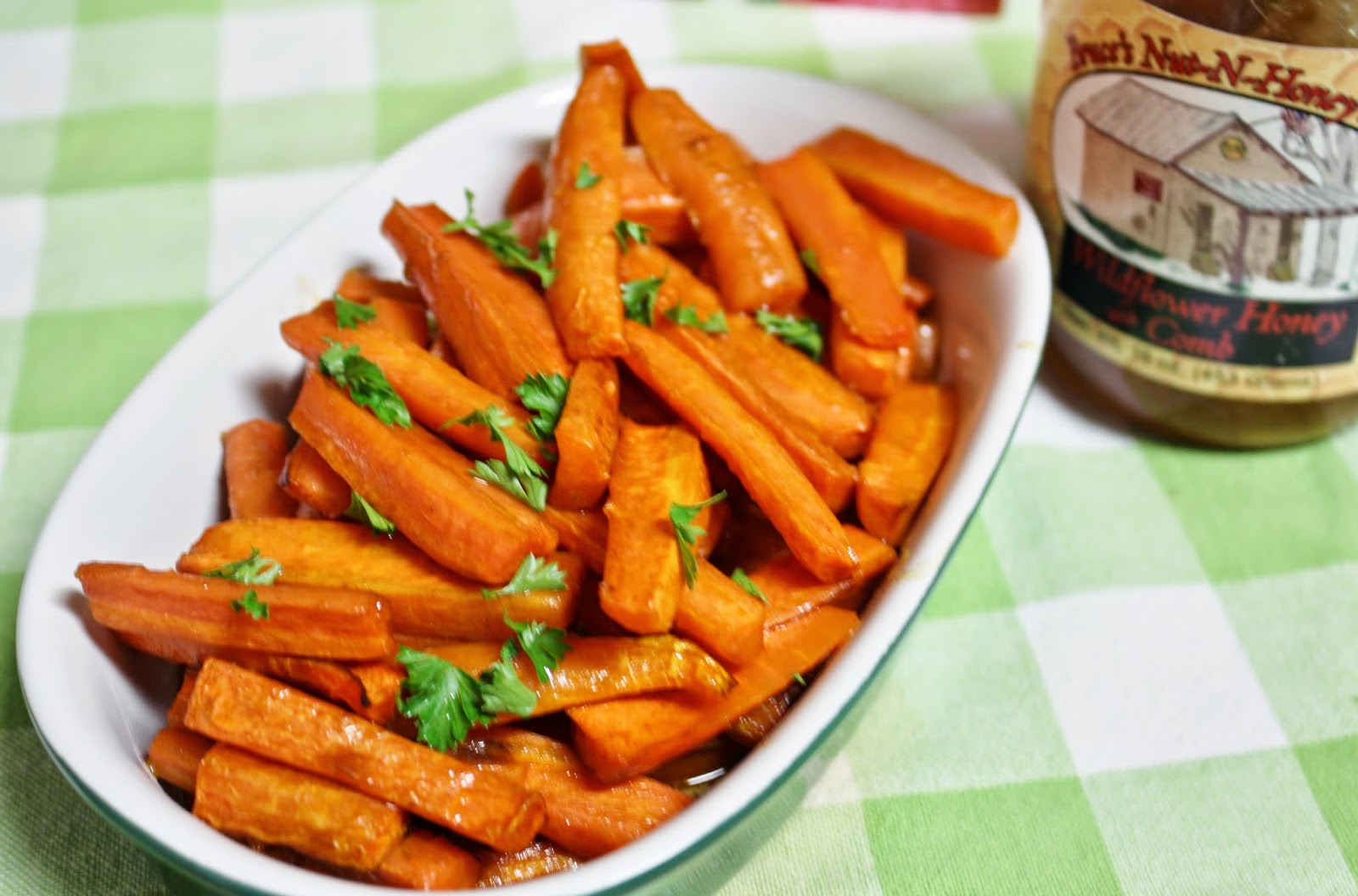 honey balsamic carrots