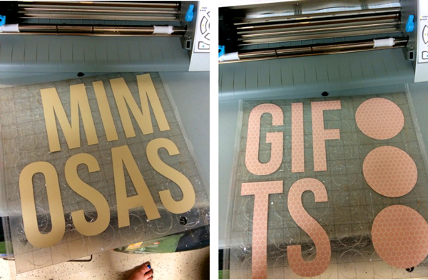 silhouette shower sign